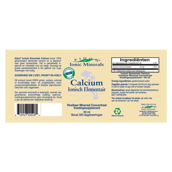 Eidon Ionisch vloeibaar Calcium
