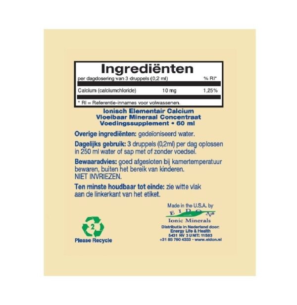 Eidon Ionisch vloeibaar Calcium